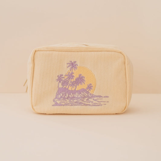 Makeup Bag Butter Yellow