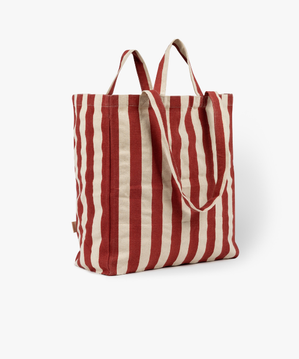 Organic Tote Original Red Stripes