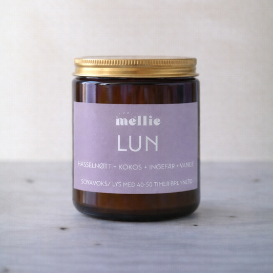 Lun duftlys stort