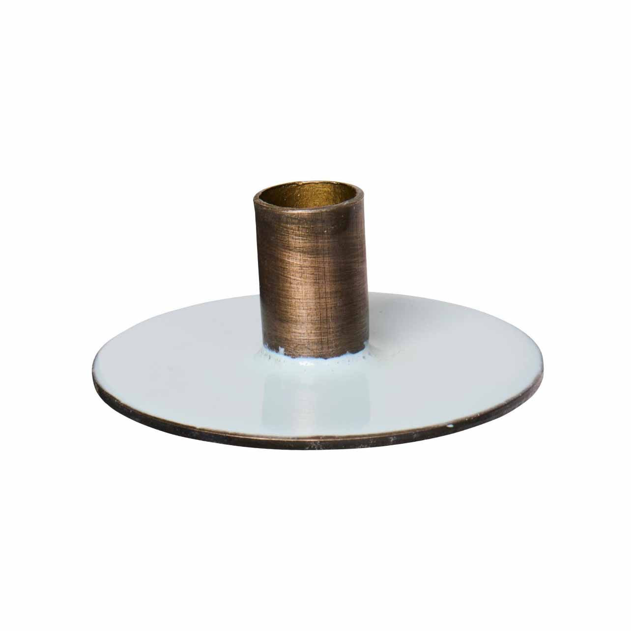 Lysestake Metall Lyseblå