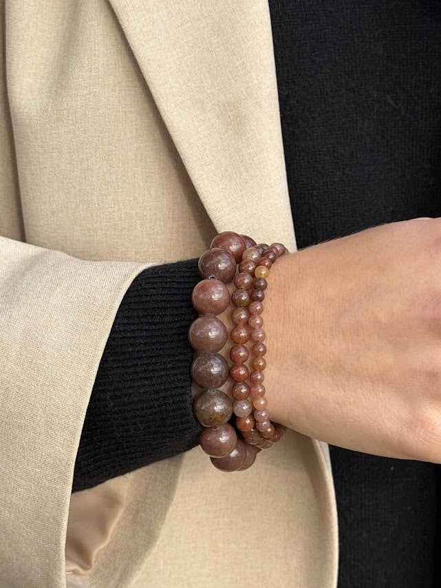 Petite Brown Aventurine Stretch Bracelet
