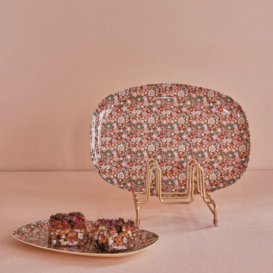 Melamine Plate Fall Floral