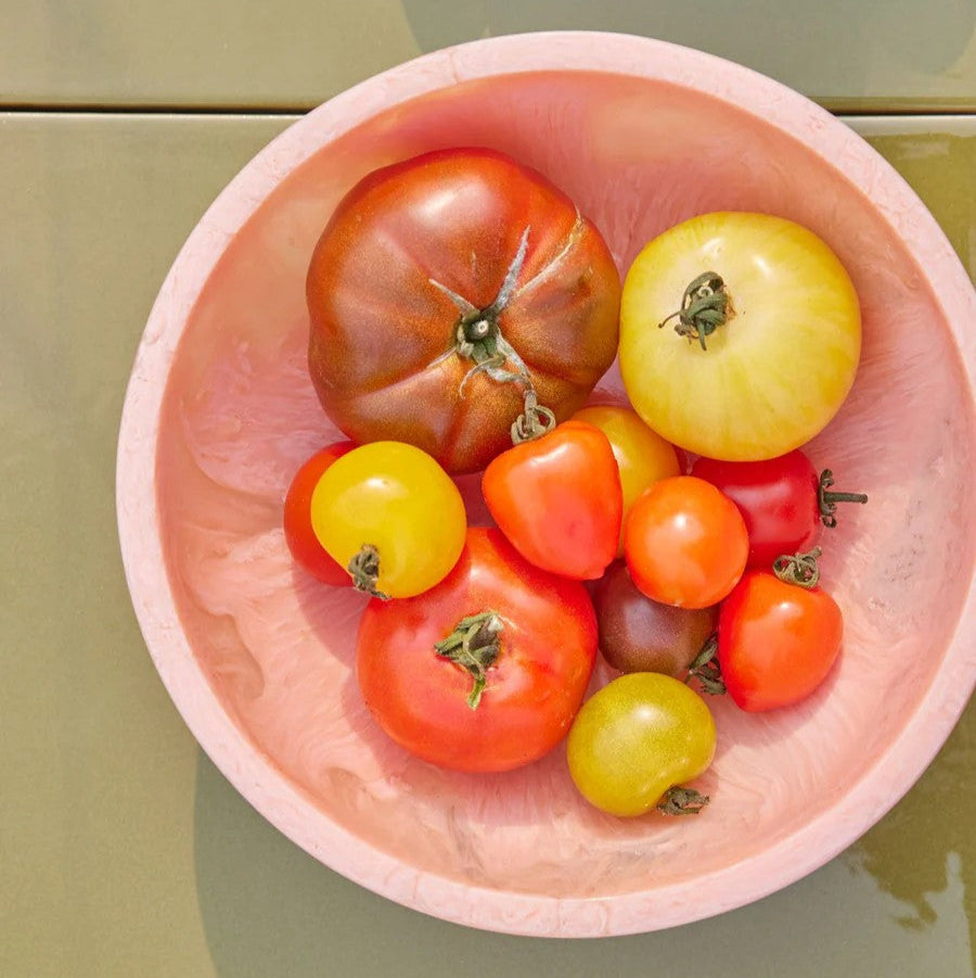 Bowl Resin Large Soft Pink