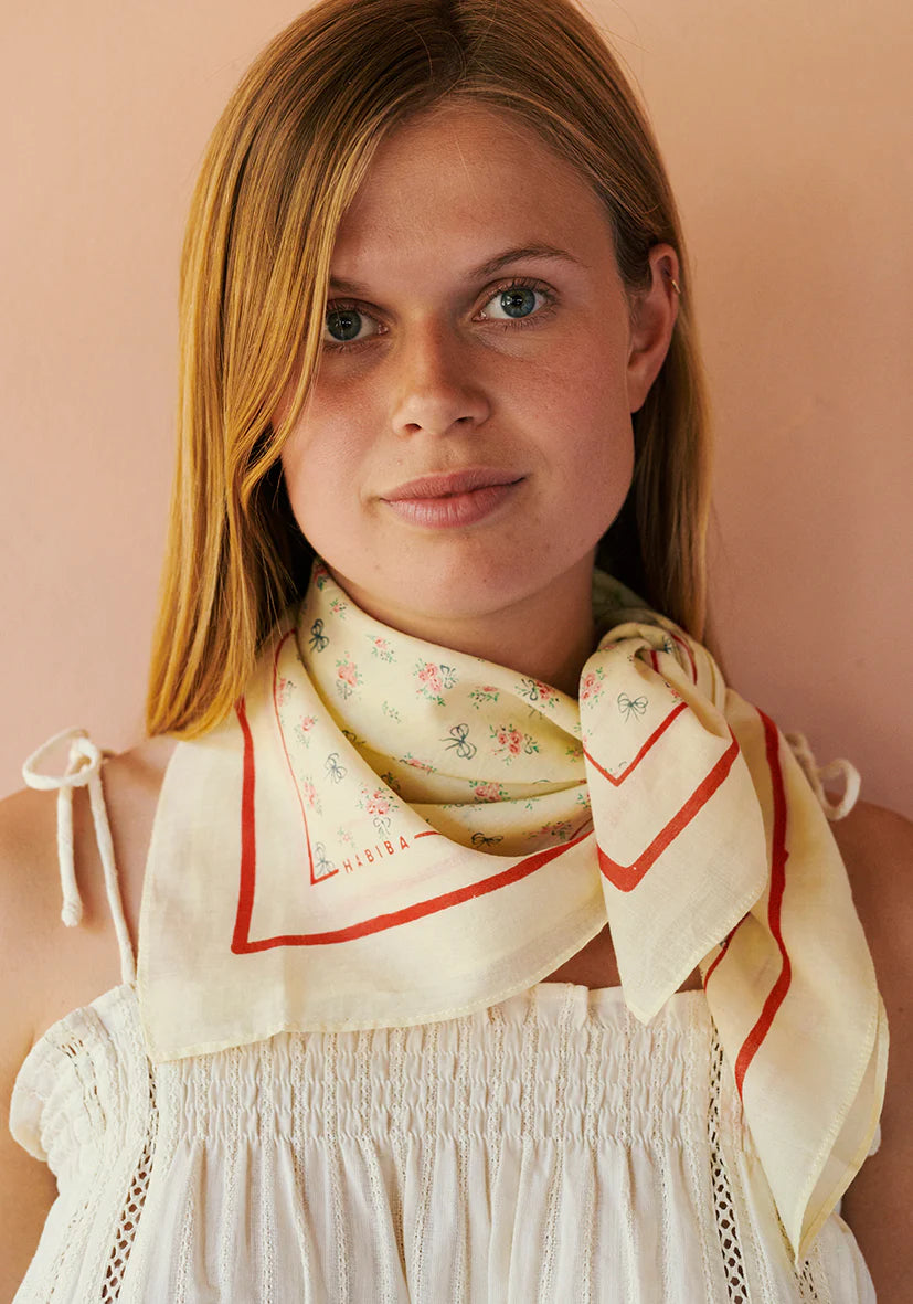Little Bow Bandana Vanilla