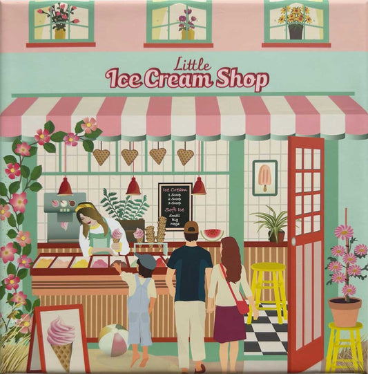 Puslespill Ice cream shop 150 brikker
