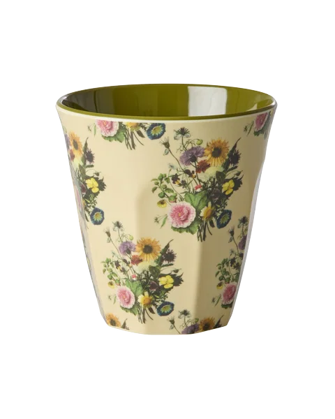 Melamine Cup Retro Bouquet