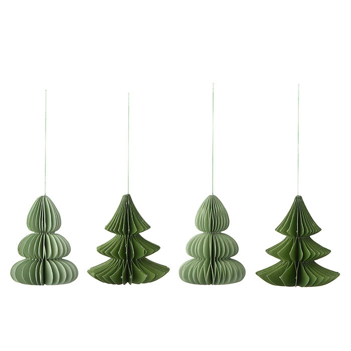 Honeycomb Christmas Trees Forest 4 pk