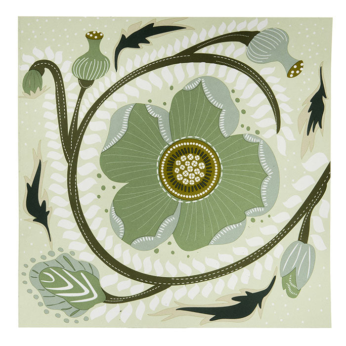 Paper Napkin Poppy Sage 50 pk