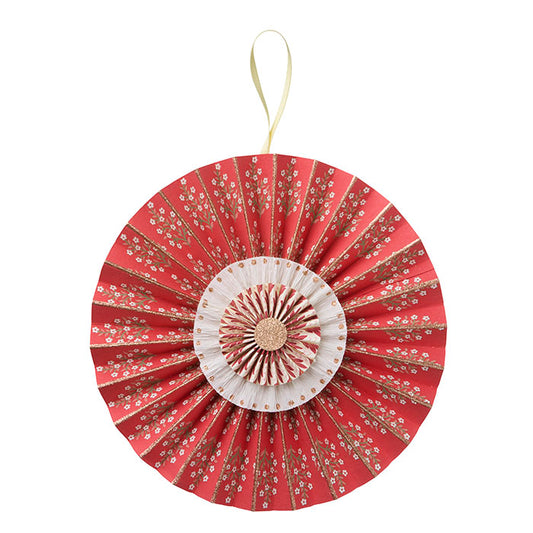 Paper Rosette Samira Scarlet
