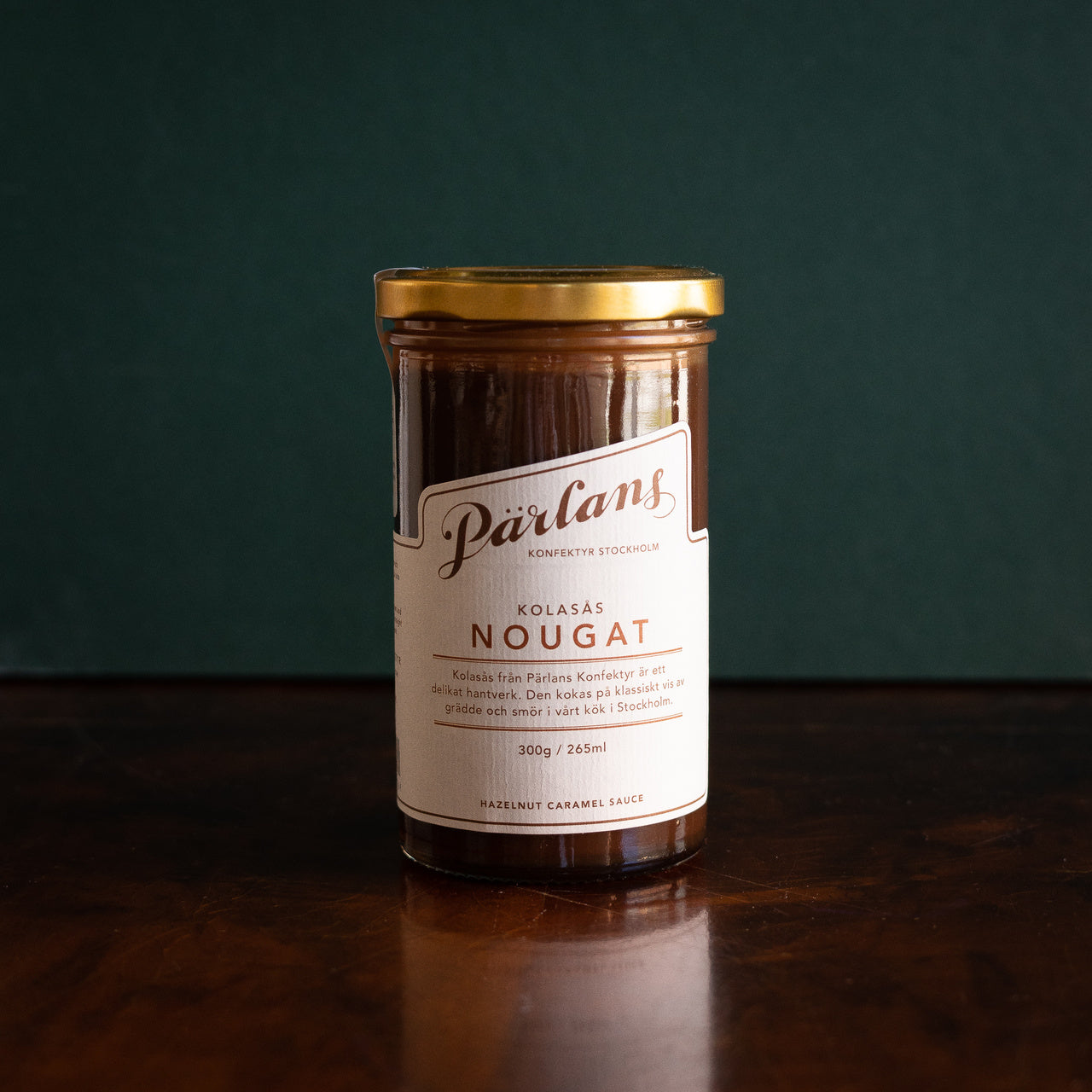 Karamellsaus Hasselnøtt