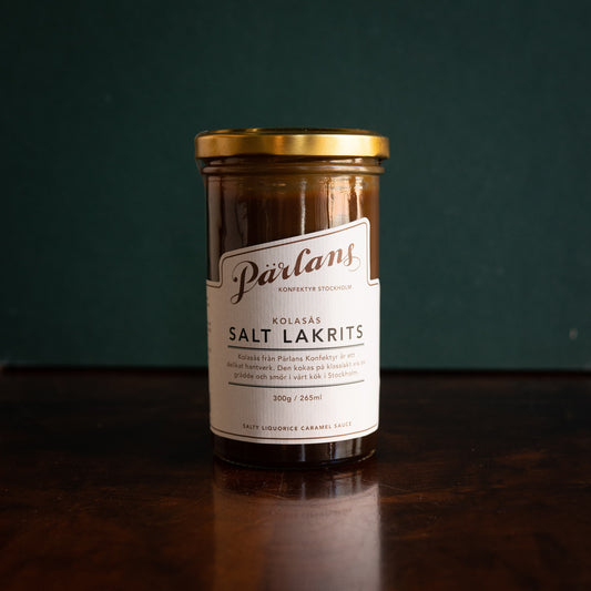 Karamellsaus Glass Salt lakris