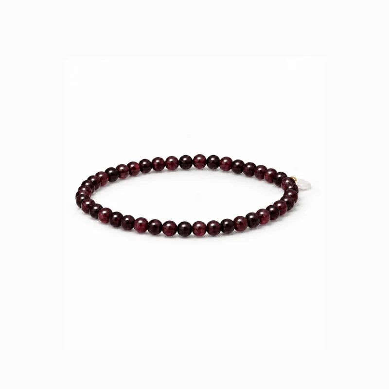 Petite Garnet Stretch Bracelet