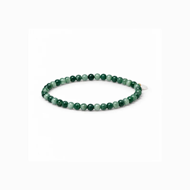 Petite Green Moss Stretch Bracelet