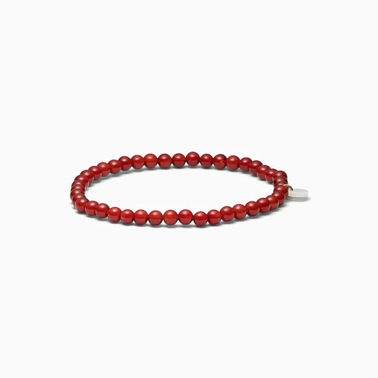 Petite Red Jade Stretch Bracelet