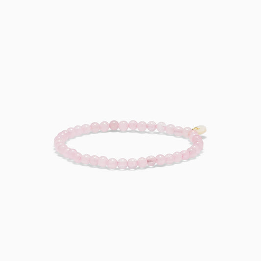 Petite Rose Quartz Stretch Bracelet