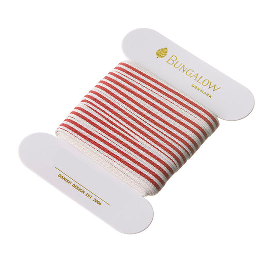 Ribbon Stripe Scarlet