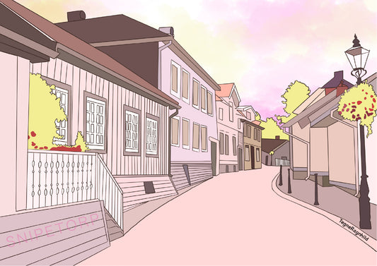 Snipetorp"Kunsttrykk A5