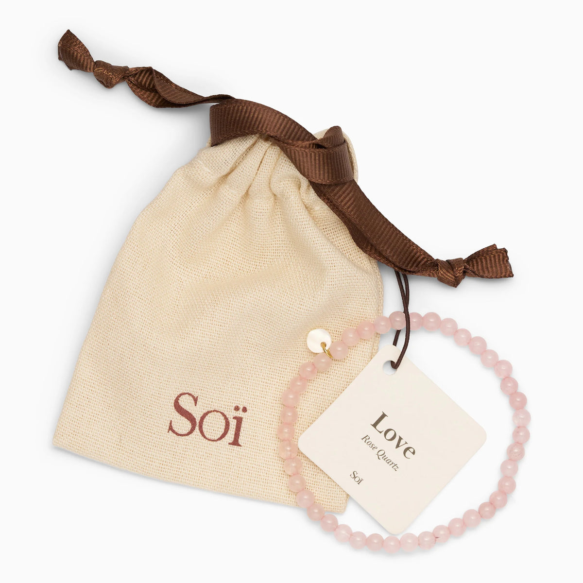 Petite Rose Quartz Stretch Bracelet