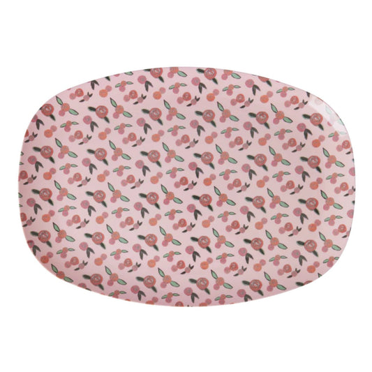 Melamine Plate Rose
