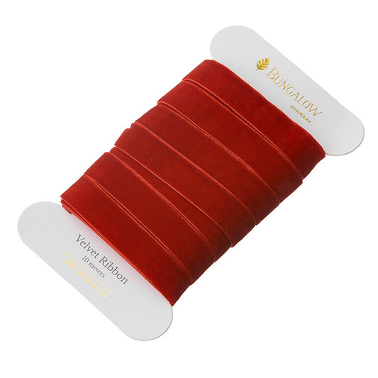 Ribbon Velvet Scarlet