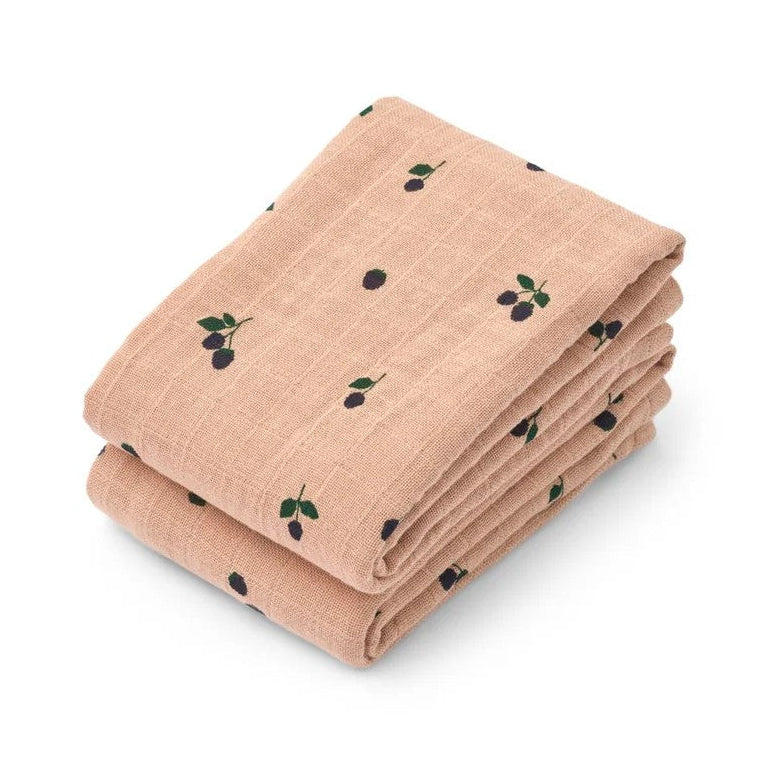 Lewis Muslin Cloth 2 pk Mini Berry