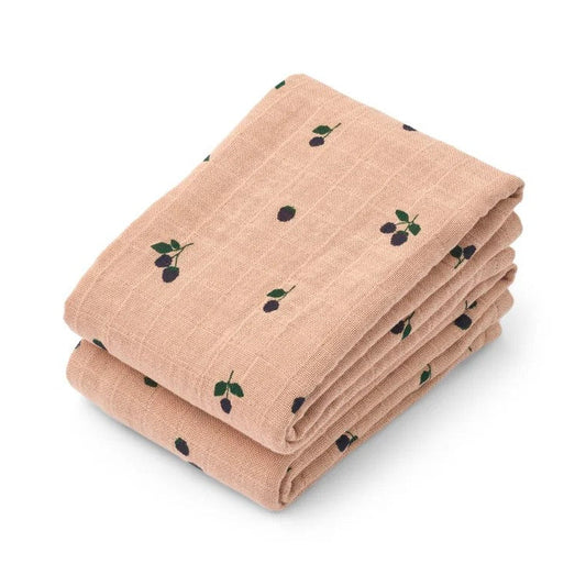Lewis Muslin Cloth 2 pk Mini Berry