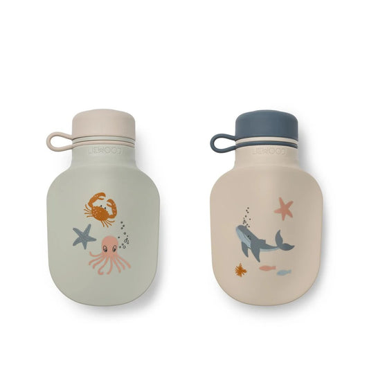 Lizzie Smoothie Bottle 2 pk.Sea Creature