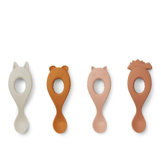 Liva Silicone Spoon Rose Mix