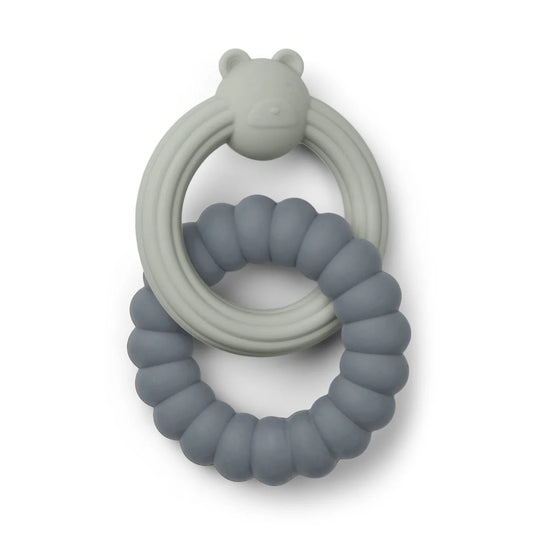 Herbert Mr. Bear Teether Blue