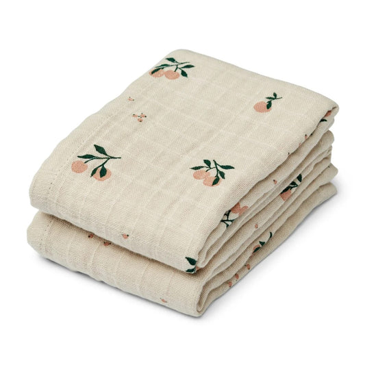 Lewis Muslin Cloth 2 pk Peach