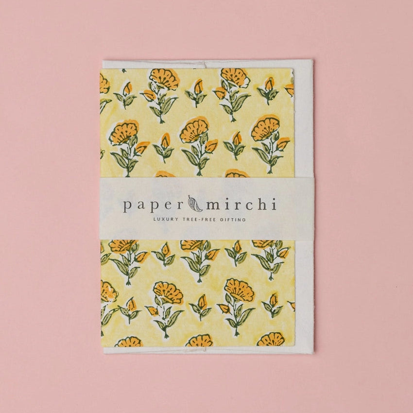 Ditsy Floral Sunshine Card