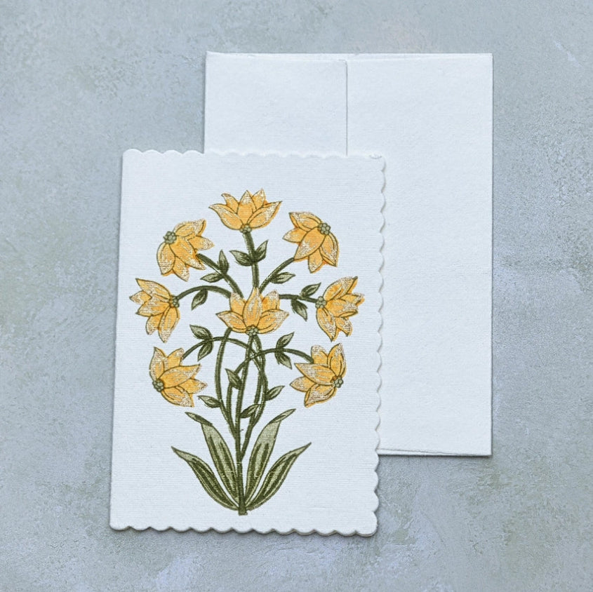 Champaca Saffron Card