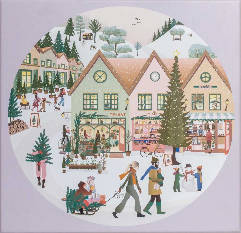 Puslespill White Christmas 1000 brikker