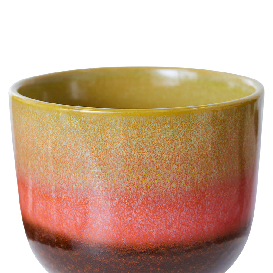 Retro Flower Pot Lime