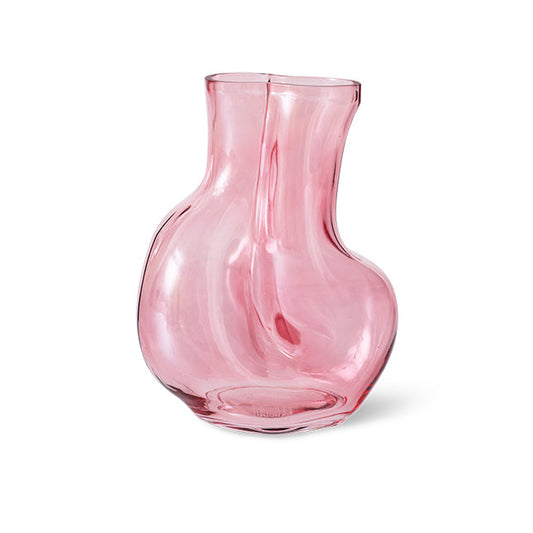 Gleam Glass Vase Rose