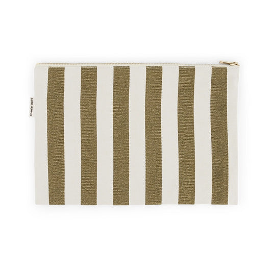 Pouch Olive / Greige