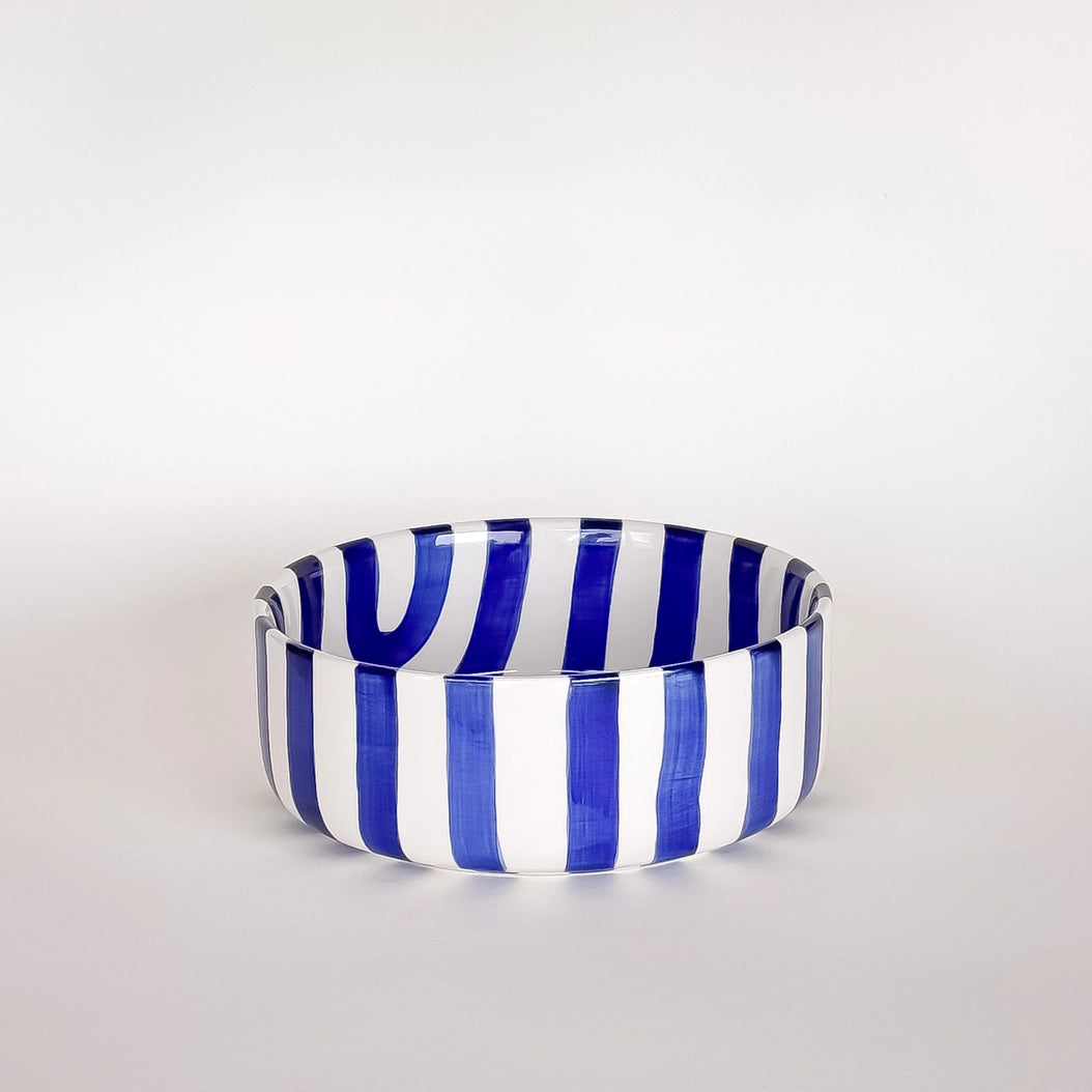 Skål Shcale Stripes Sea Blue