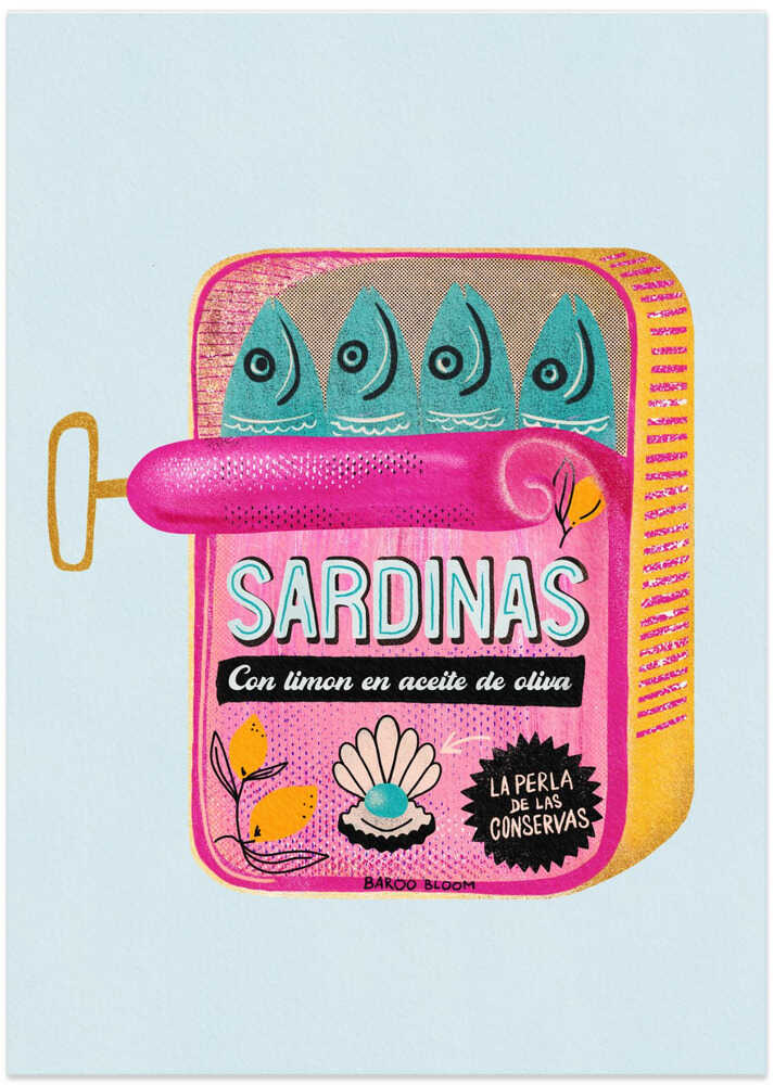 Sardines Thin Can