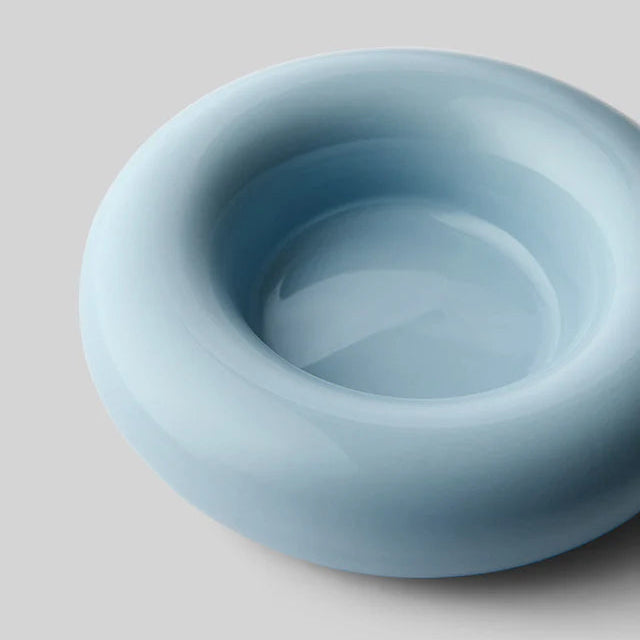 Bob Candle Holder L Light Blue