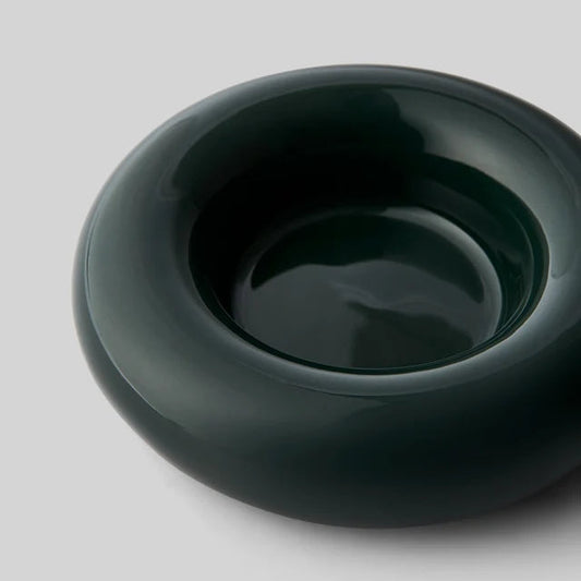 Bob Candle Holder L Dark Green