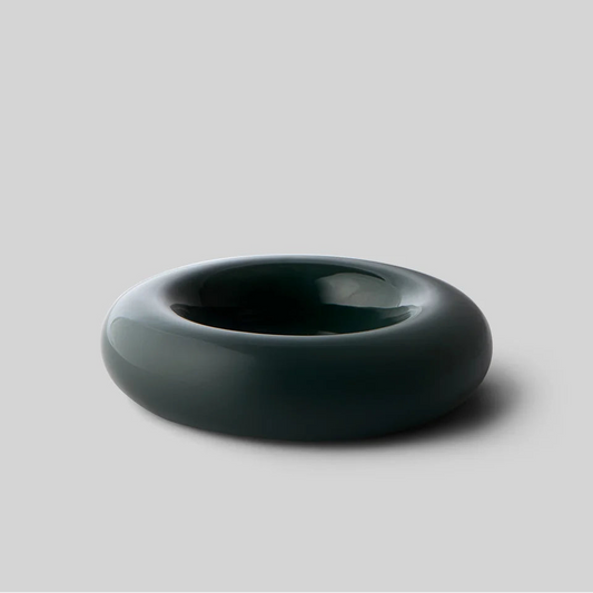 Bob Candle Holder L Dark Green