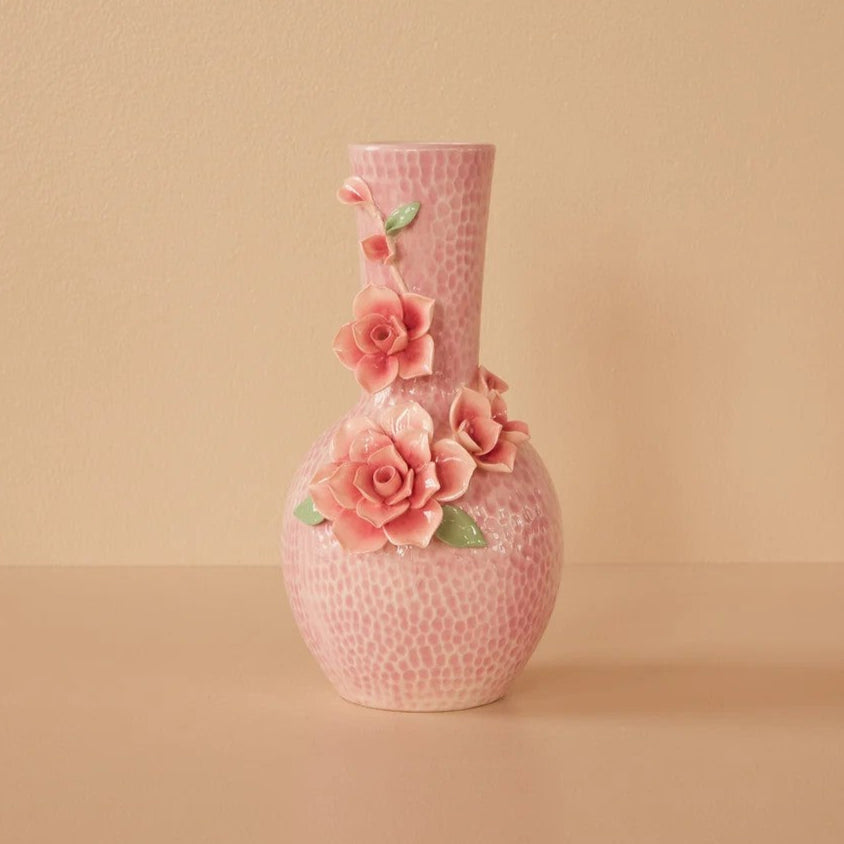 Vase Flower Sculpture Pink
