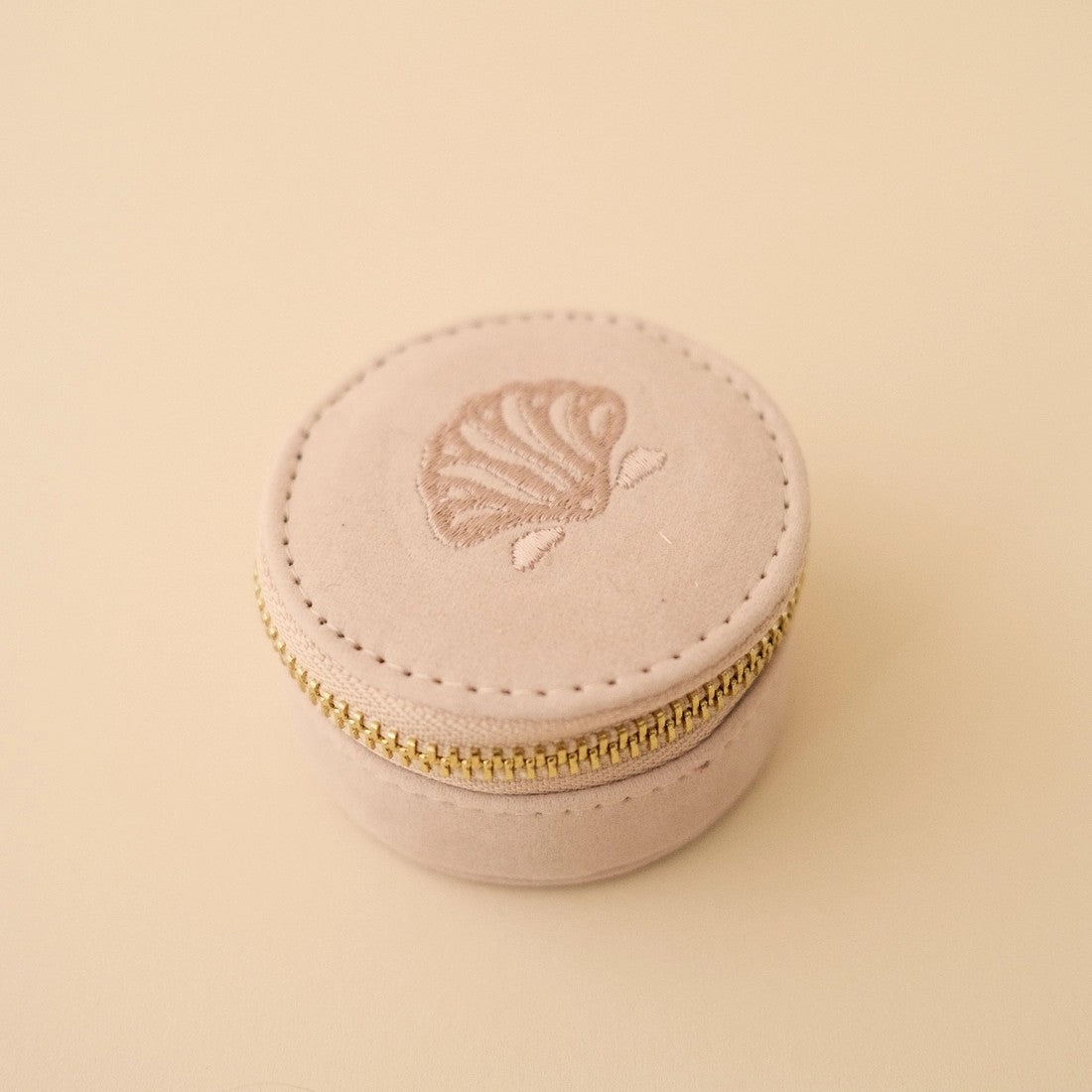 Jewellery Case Shell Cream