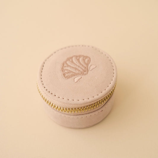 Jewellery Case Shell Cream