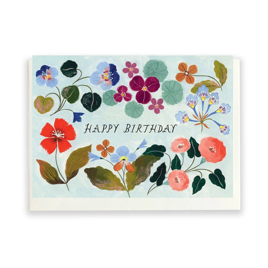 Happy Birthday Floral 1 Card