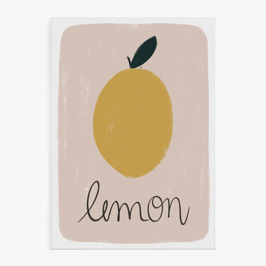 Lemon Lettering 30x40