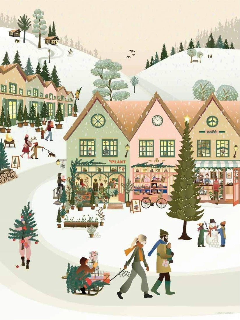 White Christmas julekort