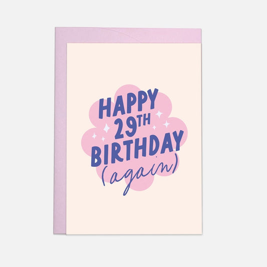 29 Again Greeting Card