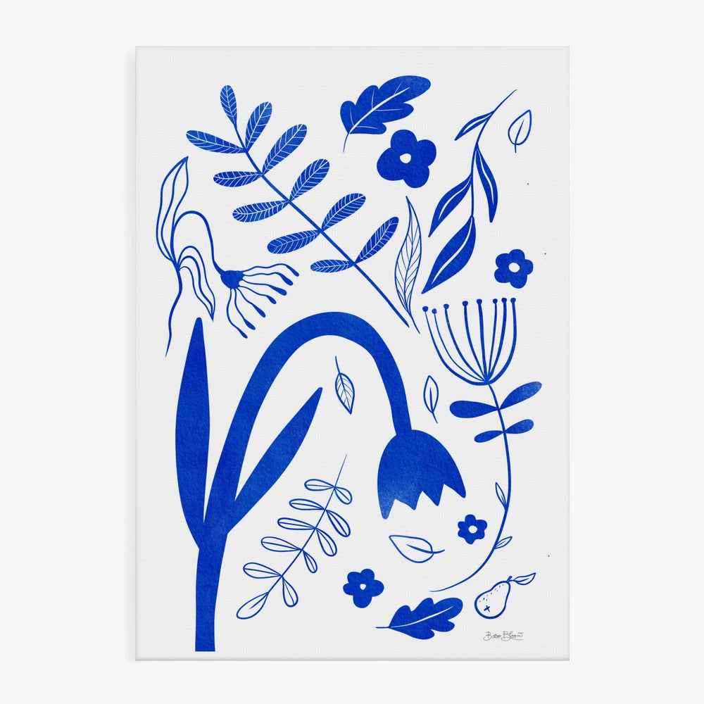 Blue Botanicals 30x40