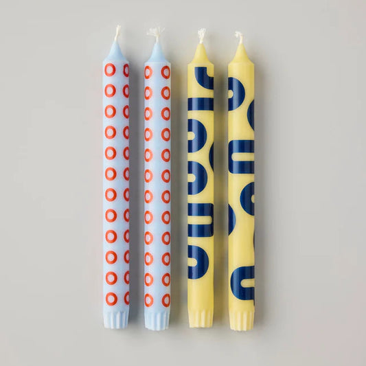 Candles Yellow/Blue